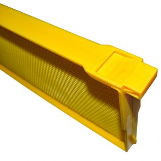 Cadre plastique Langstroth 2/3 159 - thermo - jaune